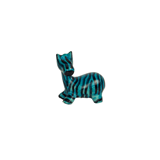 Zebra malowana z kamienia mydlanego Kenia
