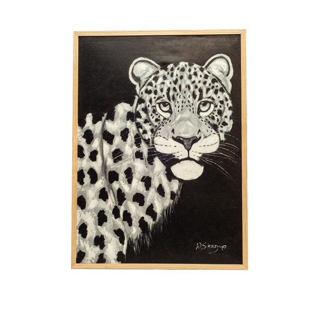 leopard obraz olej na płótnie