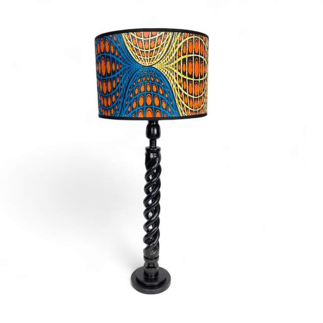 afrykańska lampa hebanowa
