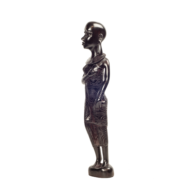 Hebanowa figurka z Tanzanii