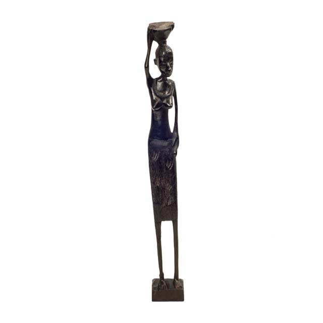 figurka z drewna hebanowego z Tanzanii