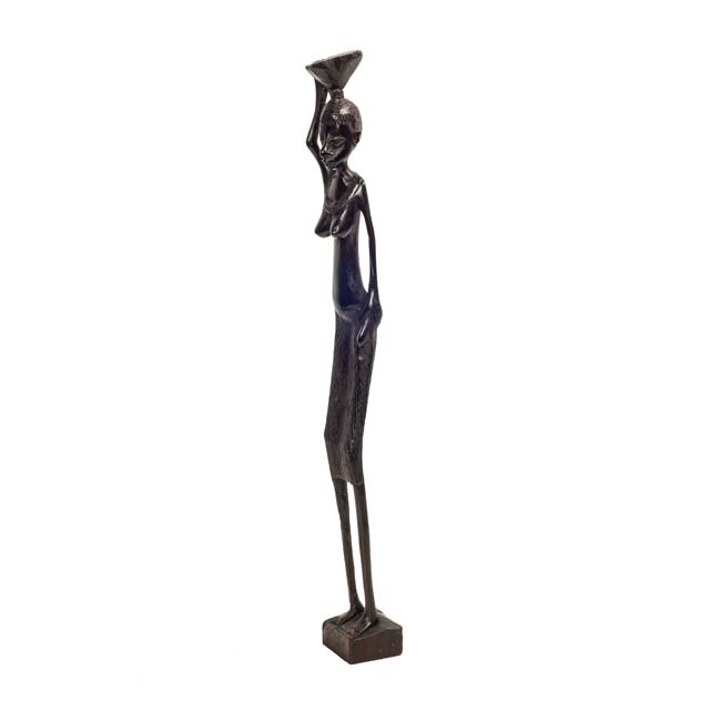figurka z drewna hebanowego z Tanzanii