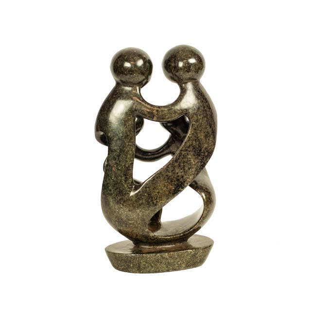 Kamienna rzeźba symbol więzi z Zimbabwe